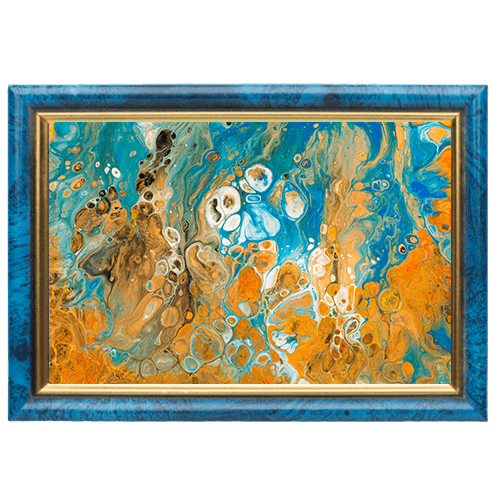 تابلو با تصویر نقاشی ترکیبی